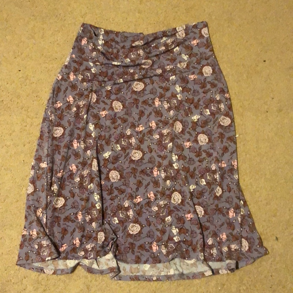 Knee-length Azure skirt, size 2XL